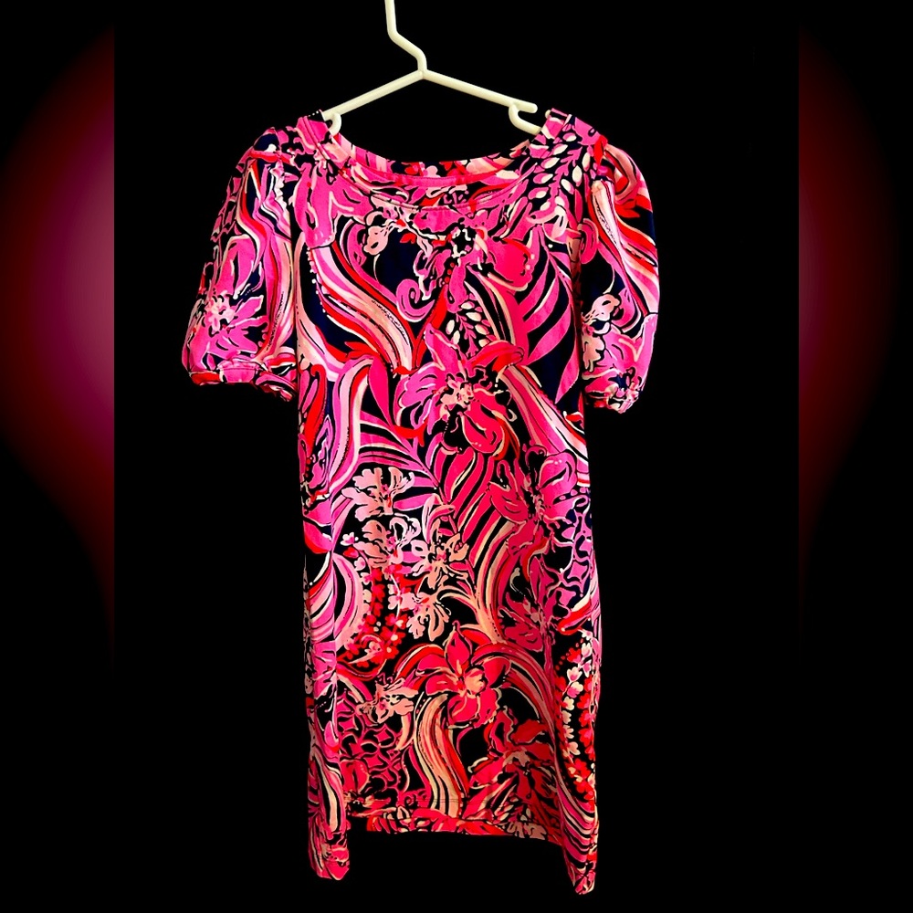 Lilly Pulitzer Vibrant Pink Floral Girl’s Dress